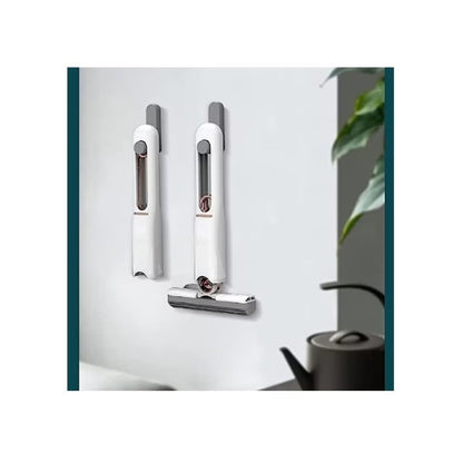 Mop de mana Flippy, mini-portabil, cu sistem de stoarcere, dispozitiv de curatat manual, cu burete absorbant, material PVA, multisuprafete si geamuri, 29.5 x 15.5 cm, alb-5