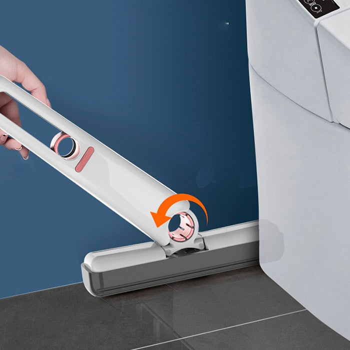 Mop de mana Flippy, mini-portabil, cu sistem de stoarcere, dispozitiv de curatat manual, cu burete absorbant, material PVA, multisuprafete si geamuri, 29.5 x 15.5 cm, alb-8