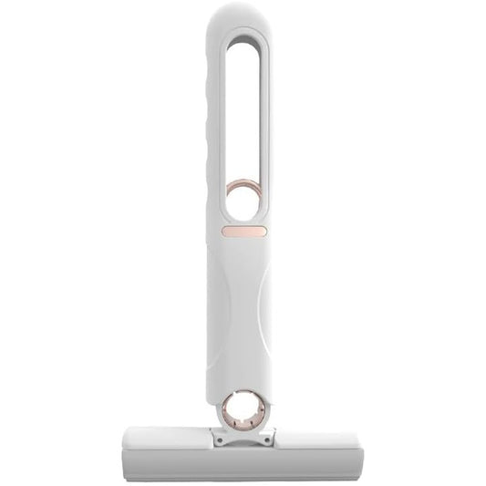Mop de mana Flippy, mini-portabil, cu sistem de stoarcere, dispozitiv de curatat manual, cu burete absorbant, material PVA, multisuprafete si geamuri, 29.5 x 15.5 cm, alb-0