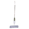 Mop plat, Flippy, cu pulverizator, pentru uz casnic, plastic, rezerva de mop din microfibra, 125x40 cm, Alb/Mov-0