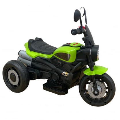 Motocicletă Electrică pentru Copii 618V – Acumulator 6V, 1 Motor, cu Sunete și Lumini – Verde