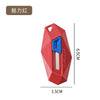 Cutter pentru Cutii, Flippy, 6.5x3.5 cm, Rosu-0