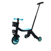 Bicicleta 8 in 1, Flippy, Transformabila, Multifunctionala, Reglare Inaltime, cu Maner de Impingere Detasabil, Tricicleta, Trotineta, 3 Roti, Pedale, Cosulet, 3-6 Ani, Albastru-0