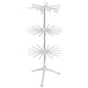 Uscator de Rufe Vertical, Flippy, 3 Niveluri, Pliabil, din ABS+PP+Otel Inoxidabil, Rotire 360 Grade, 178.7 x 75 cm, Alb-0