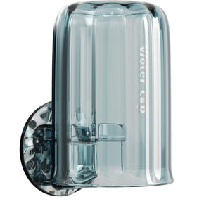 Suport Multifunctional 2 in 1, Pahar si Suport pentru Periuta de Dinti, Flippy, Plastic, Dimensiune: 10.4 x 7.3 x 7.3 cm, Albastru-0