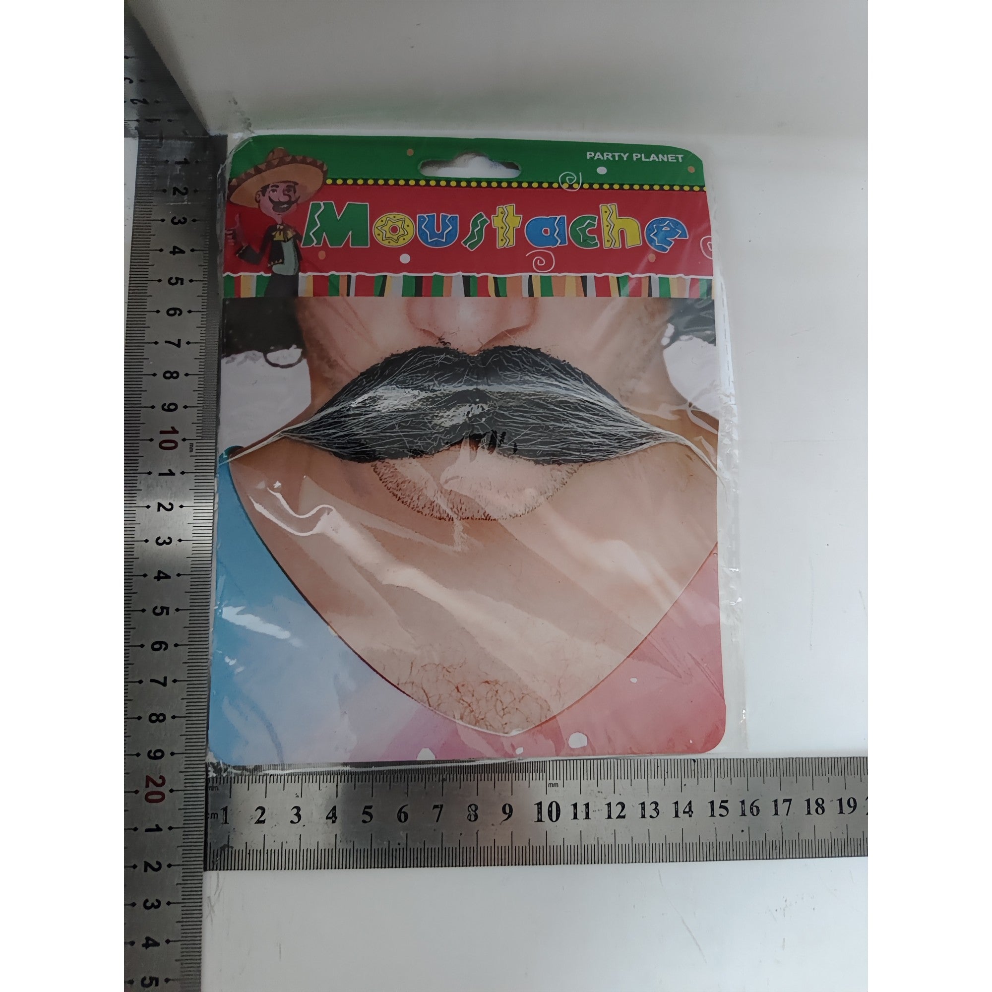 Mustache Party Supplies Men's Beard + Styling Gray Black Big Mustache 002-1