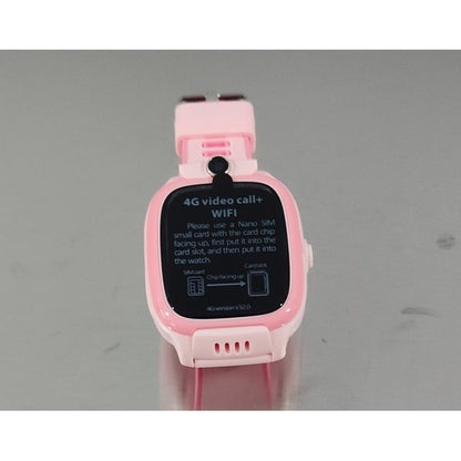 Ceas Smartwatch Flippy, Pentru Copii, Model Y36, cu Functie Telefon, 4G, Localizare LBS, Istoric Traseu, Monitorizare Spion, Apel Video, Rezistent la Apa, Roz-2