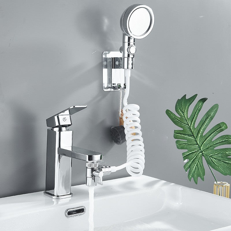 Set Extensie de Dus, Flippy, pentru Baterie Baie sau Bucatarie, 4 Piese, Filtru de Ioni Negativi, Furtun Flexibil de 3 Metri, Argintiu-11