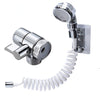 Set Extensie de Dus, Flippy, pentru Baterie Baie sau Bucatarie, 4 Piese, Filtru de Ioni Negativi, Furtun Flexibil de 3 Metri, Argintiu-0