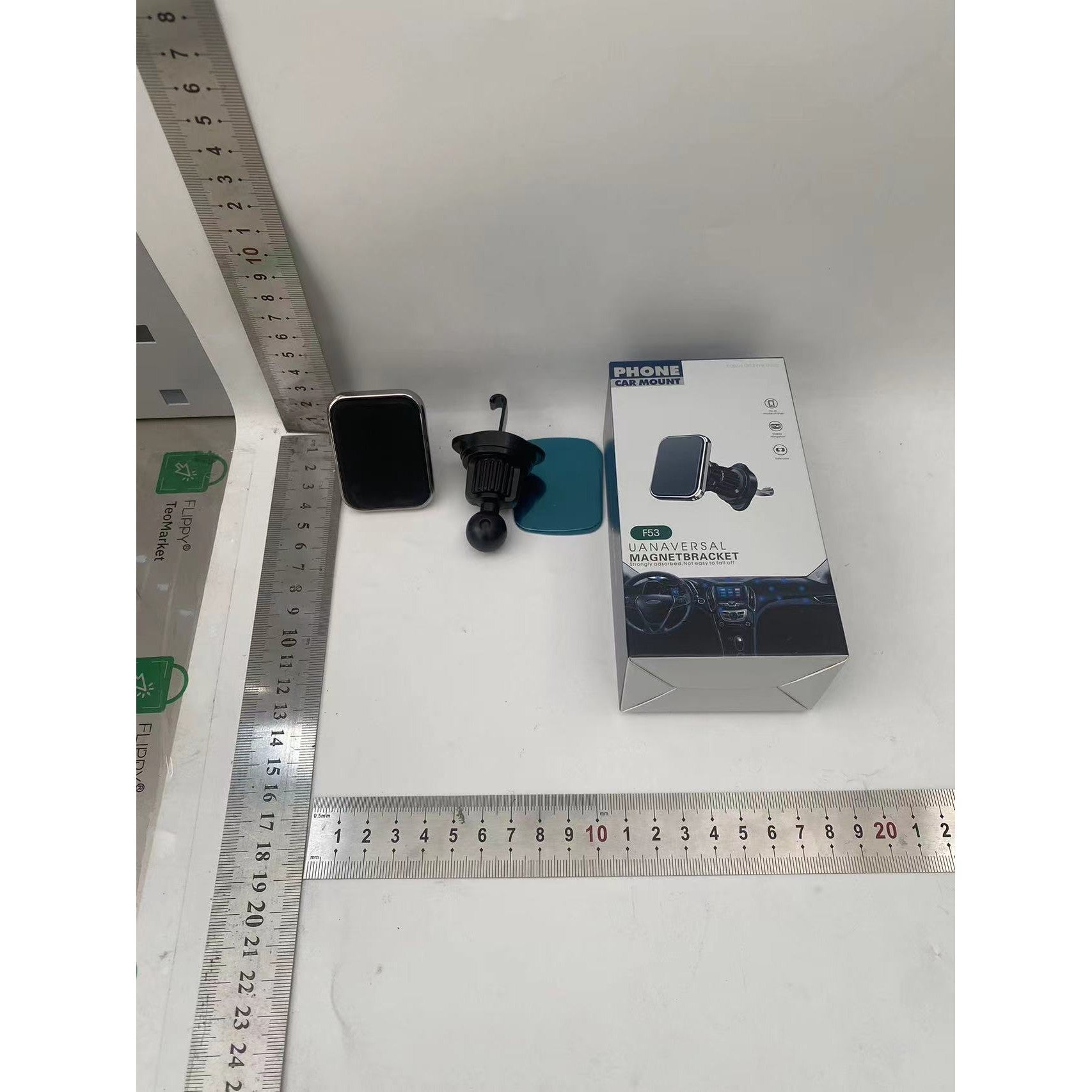 Suport pentru Telefon, Flippy, MagSafe, cu Magnet, Negru-1