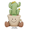 Balon din Folie Metalizata, Flippy, Figurina Animata, Model Ghivechi Cactus, 57.5x56 cm, Ambalaj Individual, Pai Inclus, Umflare cu Aer sau Heliu, Verde-0