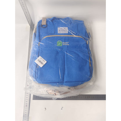 Rucsac Multifunctional pentru Mamici, Flippy, pentru Scutece Bebelusi cu Patut Pliabil, Albastru Deschis-1