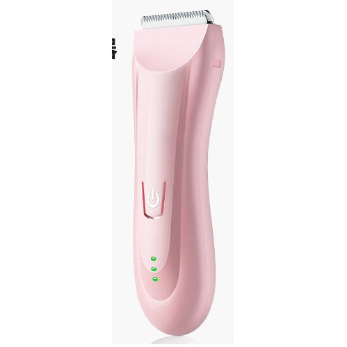 Masina De Tuns Bebelusi si Copii, Flippy, Lame Cermice si Inox, Fara Fir, Functie Anti Taiere, Silentios, 50 W, Rezistent la Apa, 2 Accesorii, Incarcator USB, Roz-0