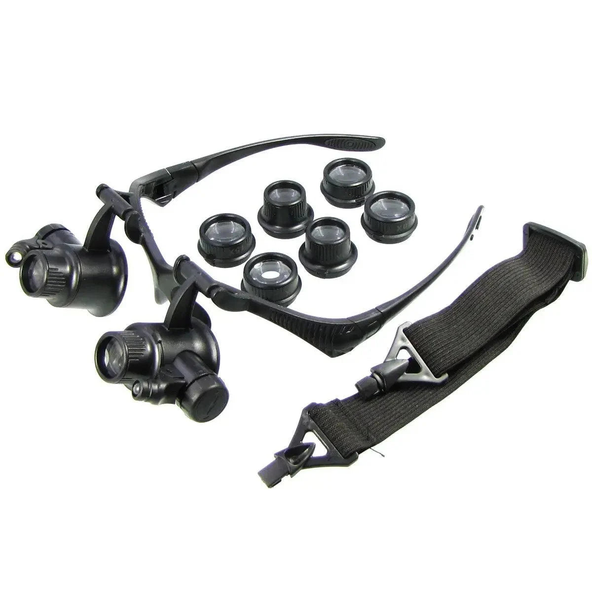 Ochelari cu lentile microscop si factor de marire 10x, 15x, 20x, 25x