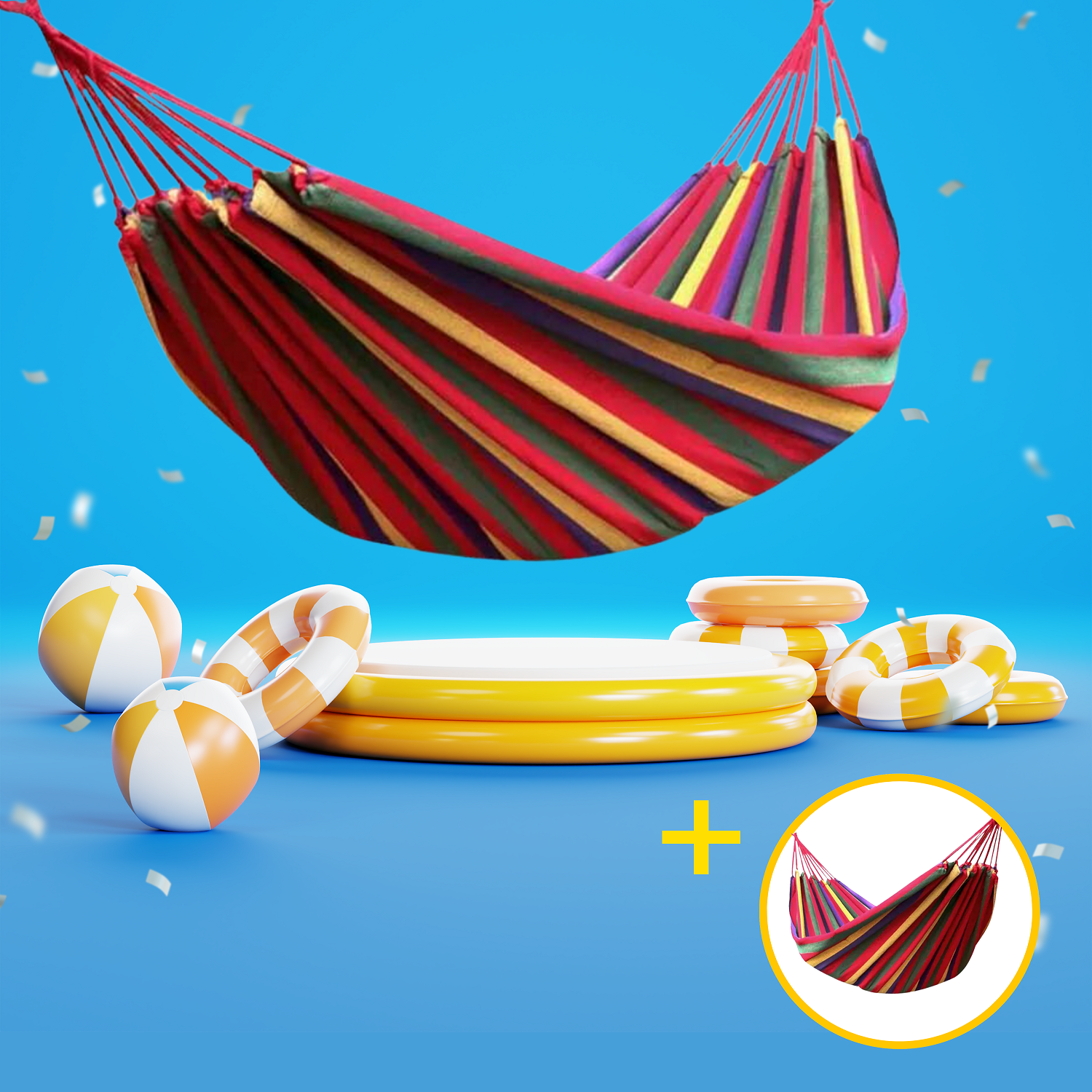 OFERTA SPECIALA 2 x Hamac pentru 1 persoana 80cm x 200cm