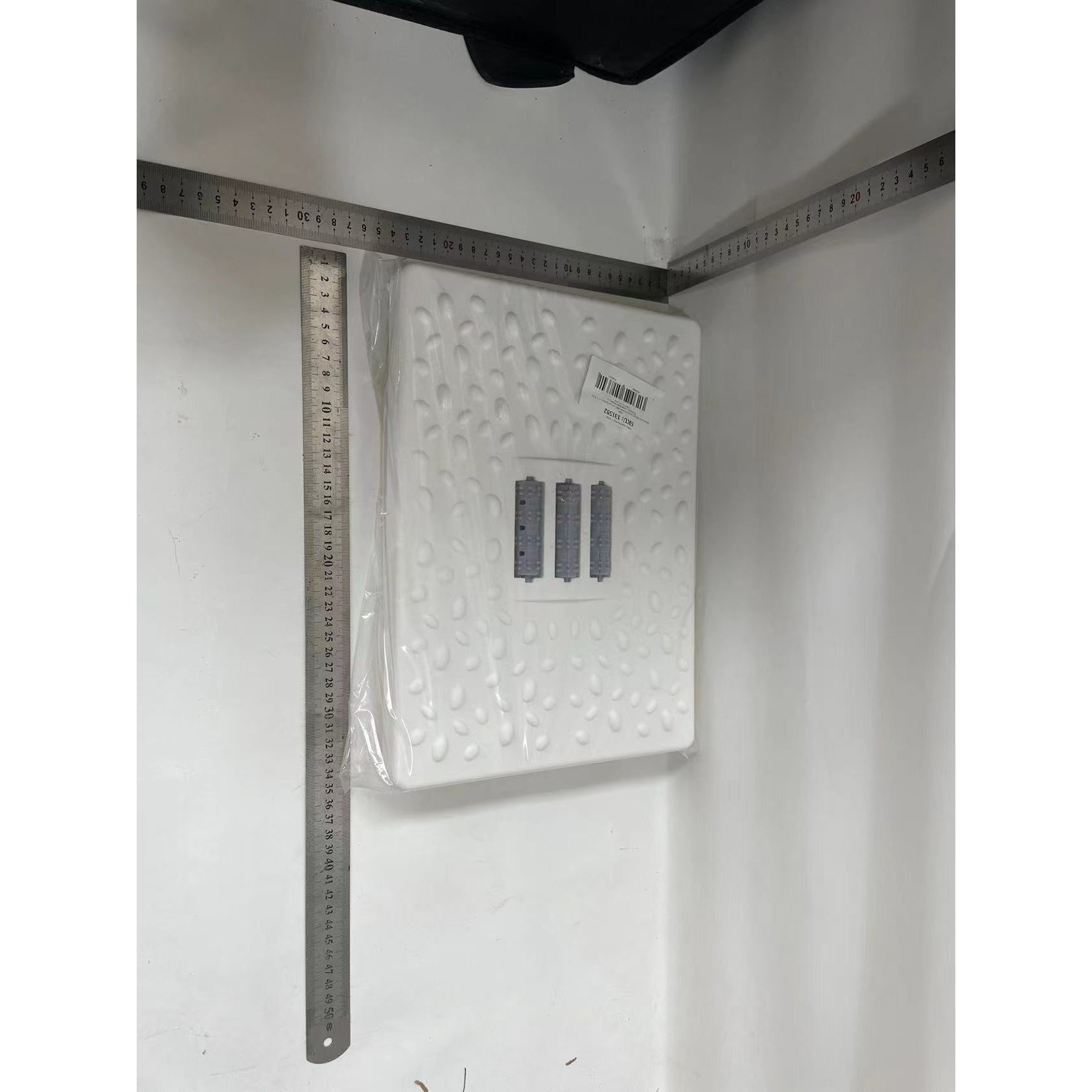 Suport Ergonimic pentru Picioare, Flippy, Plastic, cu Role de Masaj pentru Talpi, pentru Birou, Usor de Transportat, Detasabil, 33.5x24x12 cm, Alb-1