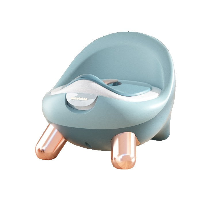 Olita pentru Copii, Flippy, +1an, Portabila, cu Capac, Model Prietenos, Non-Toxic, Compartiment Detasabil, cu 4 Picioare, Usor de Curatat, Verde Gold-0