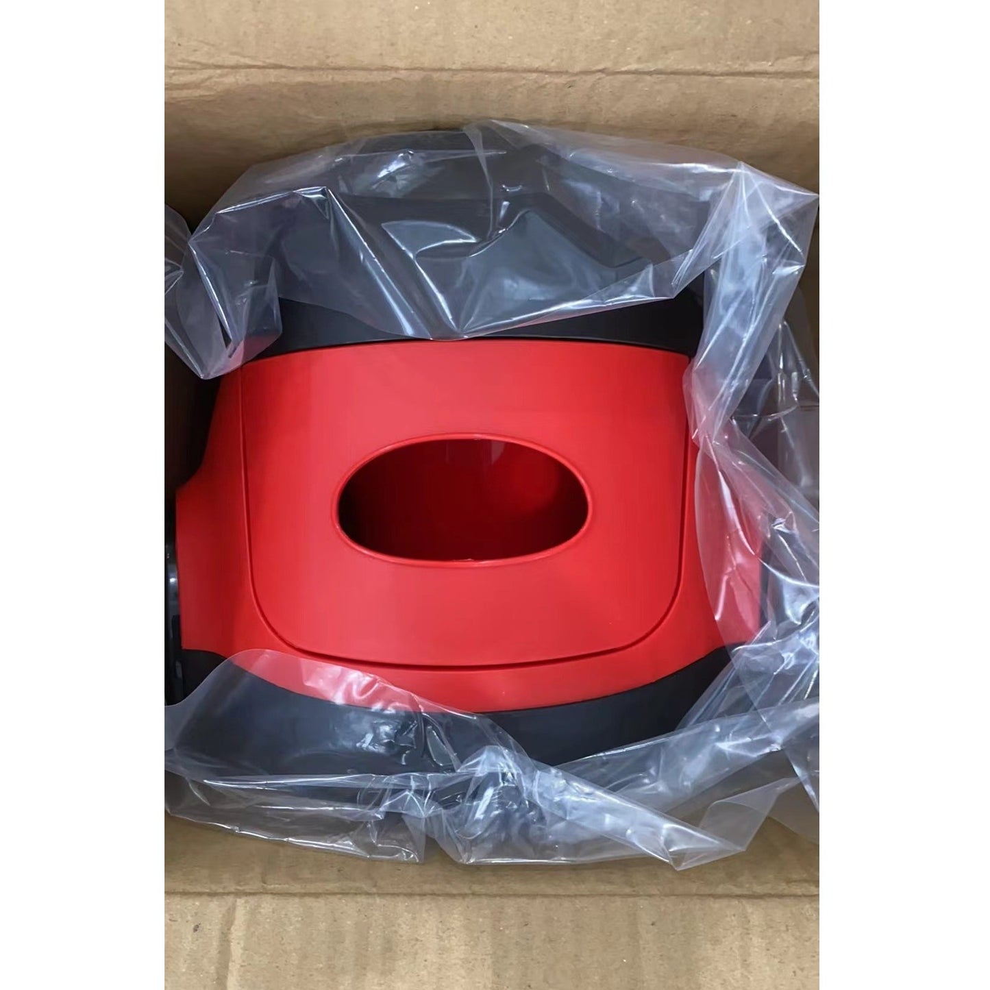 Olita pentru Copii, Flippy, +1an, Portabila, Design Masinuta cu Capac, Model Prietenos, Non-Toxic, Compartiment Detasabil, Usor de Curatat, Rosu-8