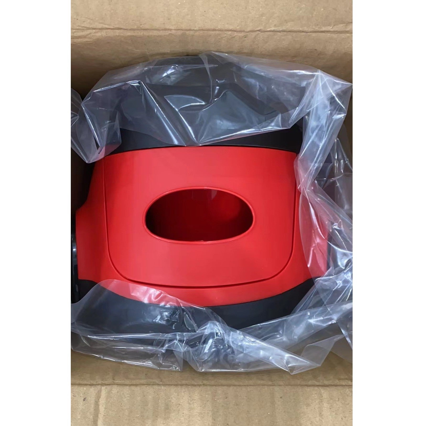 Olita pentru Copii, Flippy, +1an, Portabila, Design Masinuta cu Capac, Model Prietenos, Non-Toxic, Compartiment Detasabil, Usor de Curatat, Rosu-8