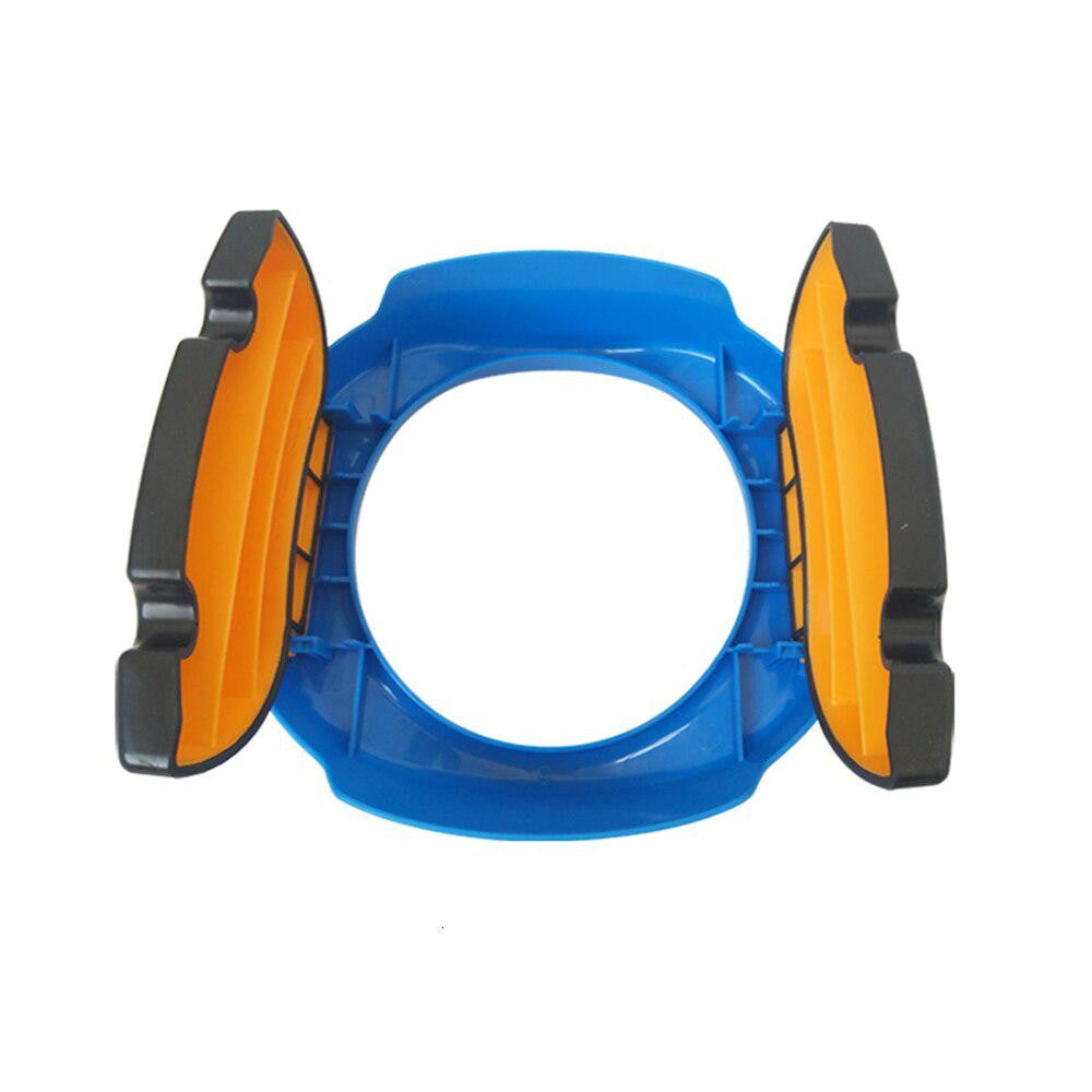 Olita Portabila 2 in 1, Flippy, Olita + Capac de Toaleta, din Plastic, Diametru 21 cm, Albastru-9