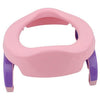 Olita Portabila 2 in 1, Flippy, Olita + Capac de Toaleta, din Plastic, Diametru 21 cm, Roz-0