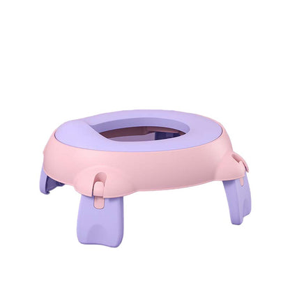 Olita Portabila, Flippy, pentru Calatorii, Confectionata din Spuma PU, 1-6 ani, 34x32x17 cm, Roz/Mov-0
