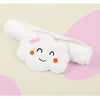 Prosop Absorbant din Bumbac pentru Bebelusi, Flippy, 19x28 cm, Model Norisor, Alb-0