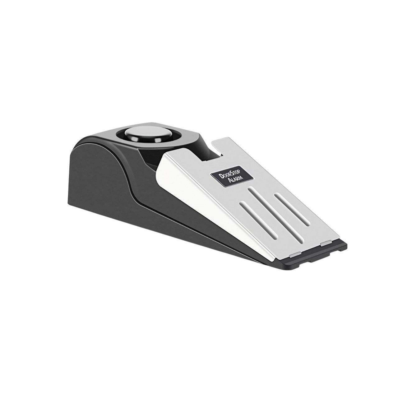 Opritor pentru Usa cu Alarma, Flippy, 120DB, cu Baterii, cu 3 Trepte de Sensibilitate, Antialunecare, Buton ON-OFF, 14x4.5x4 cm, Negru-0
