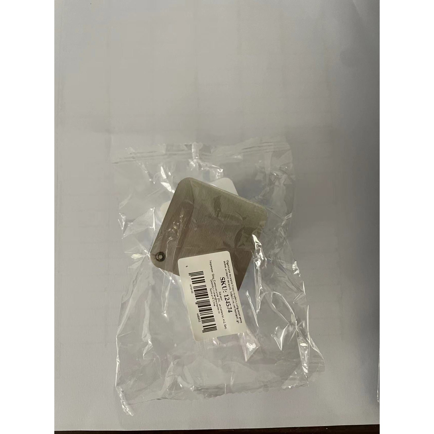 Organizator bucatarie Flippy cu adeziv, carlig-suport pentru burete, accesorii bucatarie, 5x5x3,5 cm, otel inoxidabil, gri-4