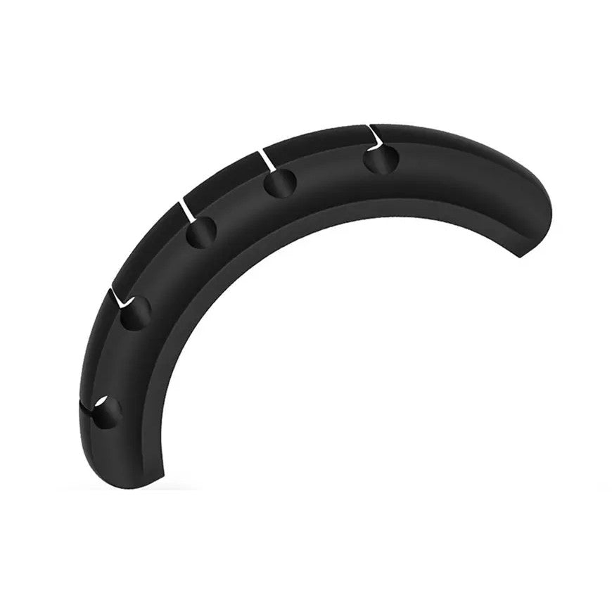 Organizator Cabluri, Flippy, Cable Clips, Fixare Dublu Adeziv, Silicon, 5 Sloturi, Negru-2