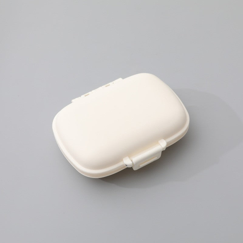 Organizator medicamente, Plastic, 8 compartimente, 0.1 L, Alb, Flippy, 11 x 7 cm-2