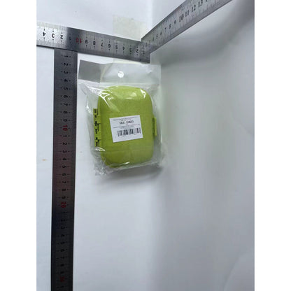 Organizator medicamente, Plastic, 8 compartimente, 0.1 L, Verde, Flippy, 11 x 7 cm-5