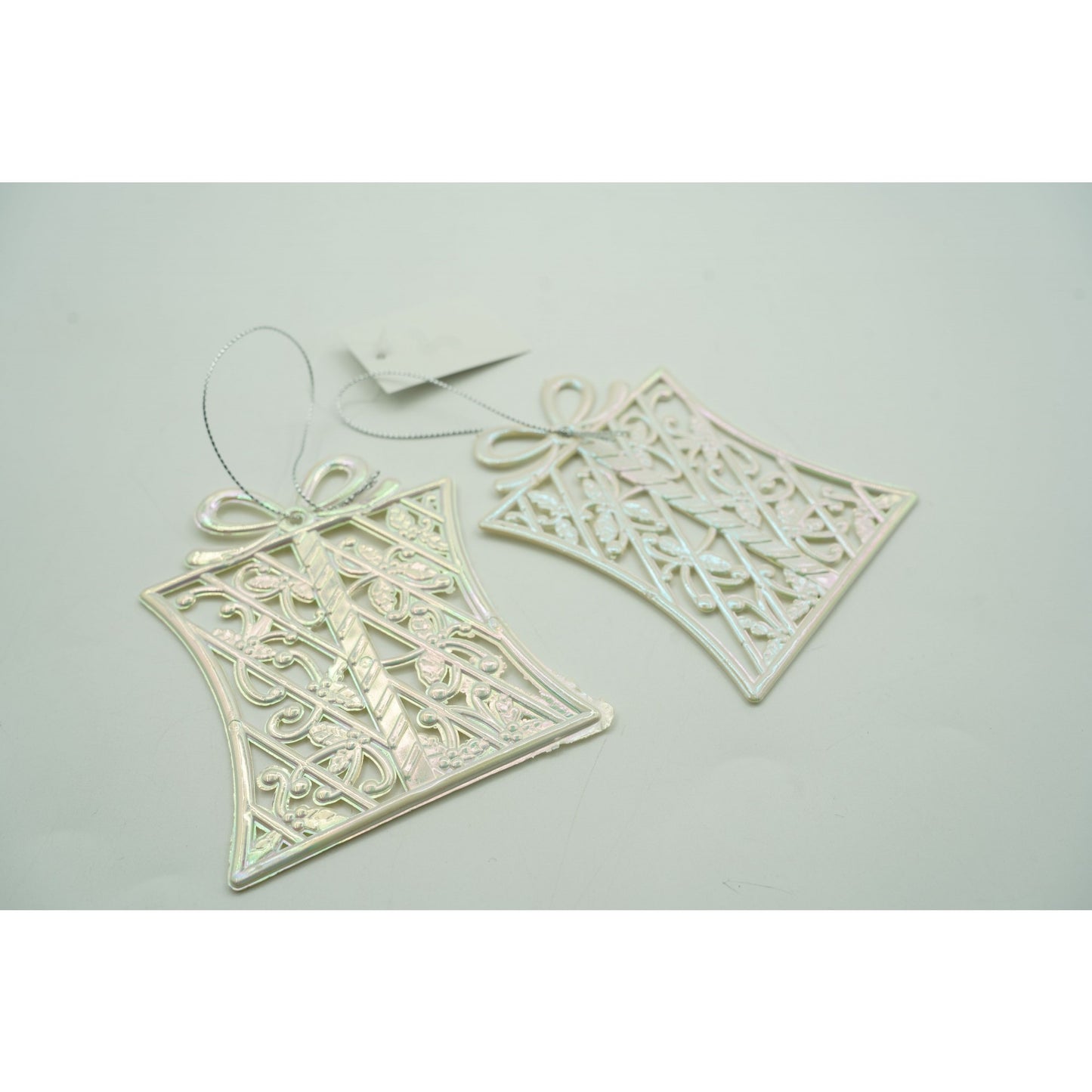 Ornament brad de Craciun, Perlat, in forma de Cadou, 9 cm x 11 cm, Plastic, Flippy-4