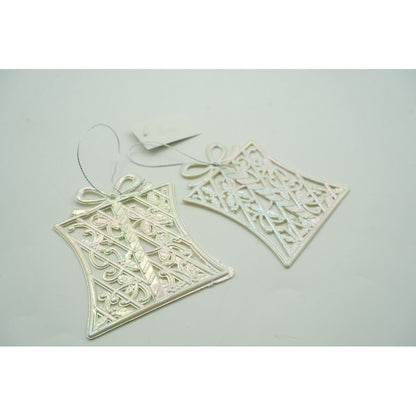 Ornament brad de Craciun, Perlat, in forma de Cadou, 9 cm x 11 cm, Plastic, Flippy-9