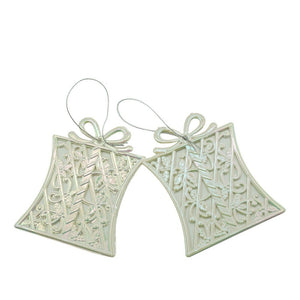 Ornament brad de Craciun, Perlat, in forma de Cadou, 9 cm x 11 cm, Plastic, Flippy-0