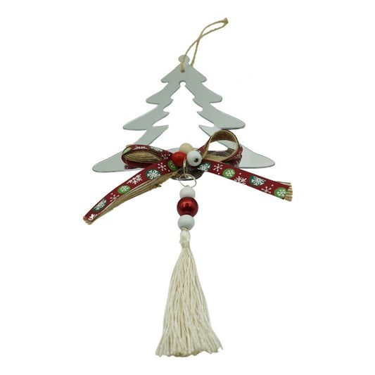 Ornament brad, Flippy, Brad, Argintiu, Lucios, 14*26CM, Acril, Interior/ Exterior-0