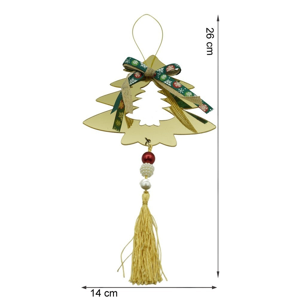 Ornament brad, Flippy, Brad, Auriu, Lucios, 14*26CM, Acril, Interior/ Exterior-10