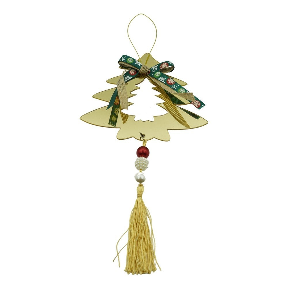 Ornament brad, Flippy, Brad, Auriu, Lucios, 14*26CM, Acril, Interior/ Exterior-0