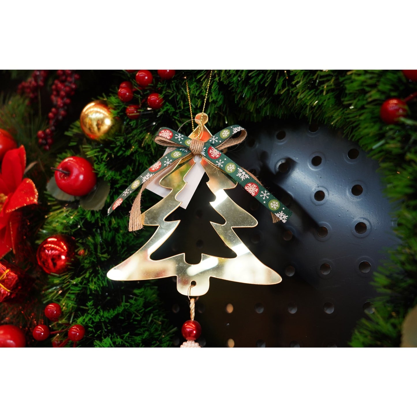 Ornament brad, Flippy, Brad, Auriu, Lucios, 15*28CM, Acril, Interior/ Exterior-2