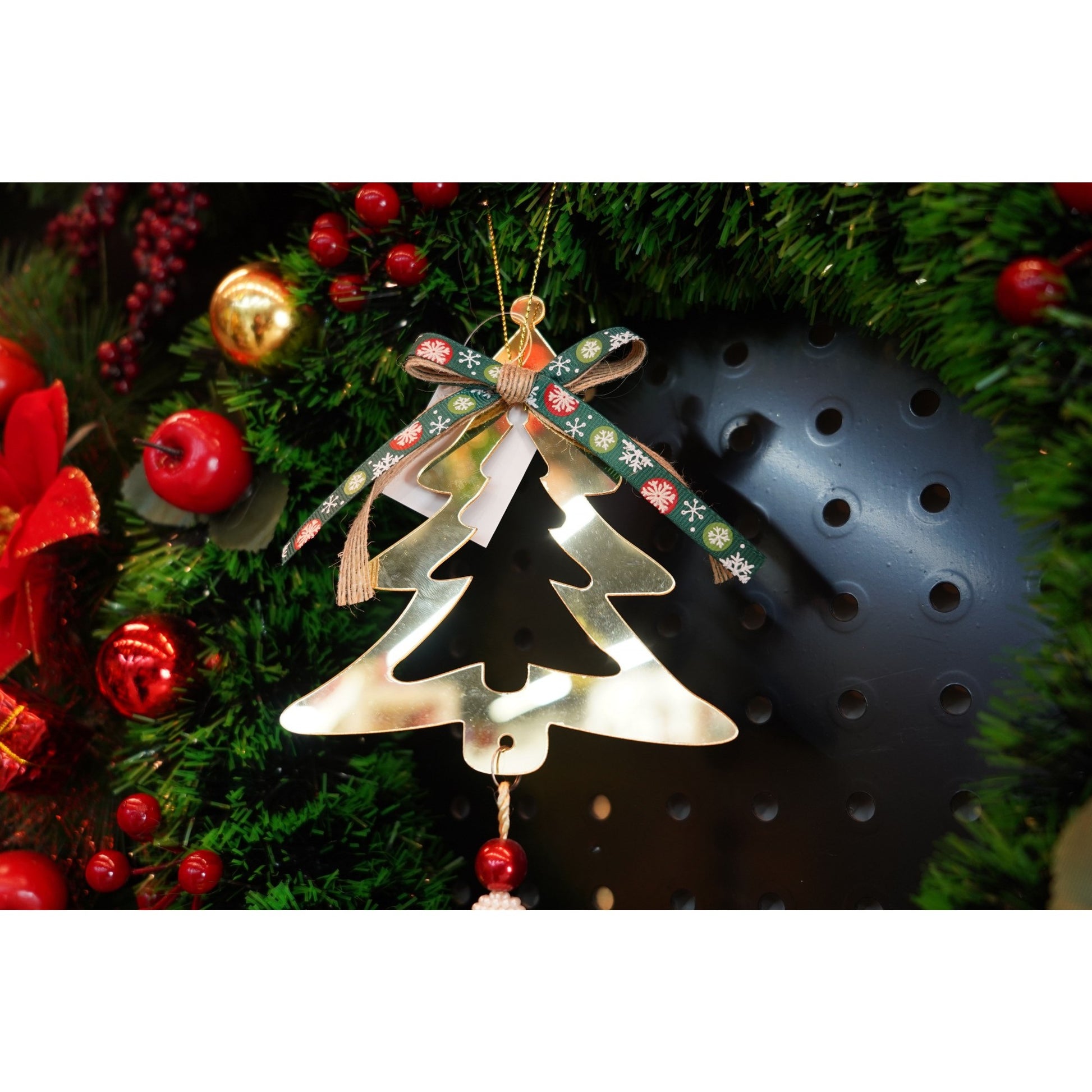Ornament brad, Flippy, Brad, Auriu, Lucios, 15*28CM, Acril, Interior/ Exterior-2