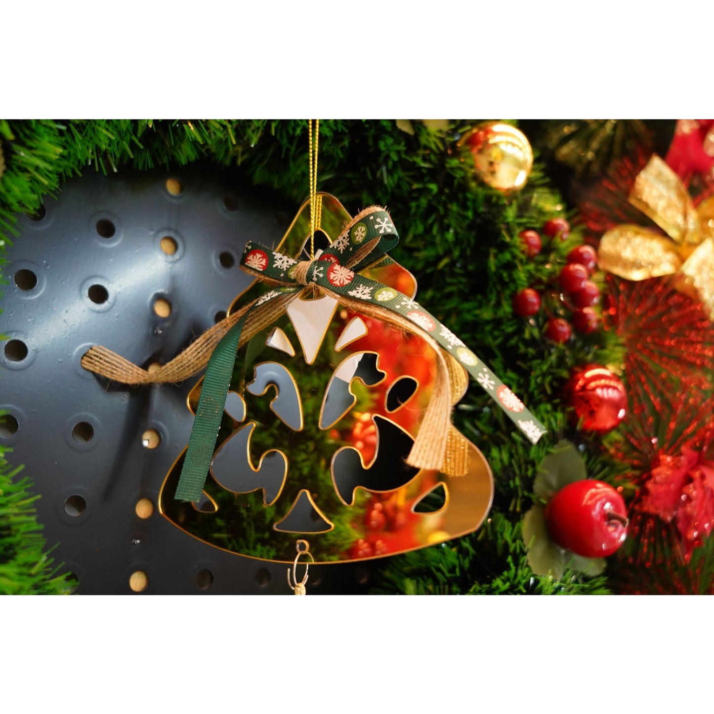 Ornament brad, Flippy, Brad, Auriu, Lucios, 15*28CM, Acril, Interior/ Exterior-2