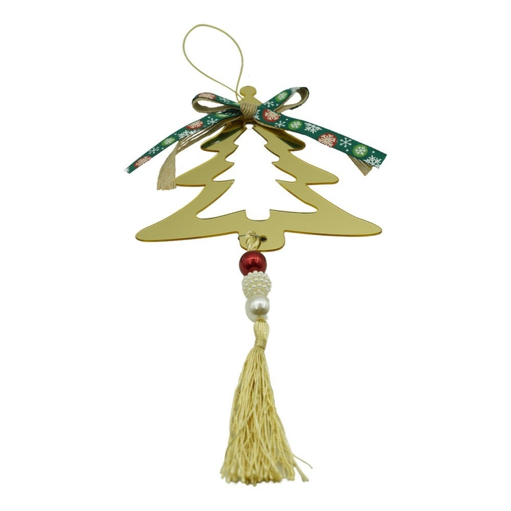 Ornament brad, Flippy, Brad, Auriu, Lucios, 15*28CM, Acril, Interior/ Exterior-0