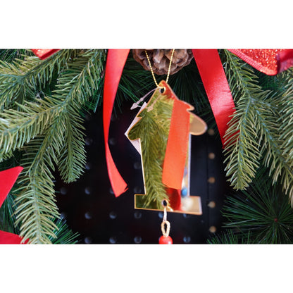 Ornament brad, Flippy, Brad, Auriu, Lucios, 8*25CM, Acril, Interior/ Exterior-1