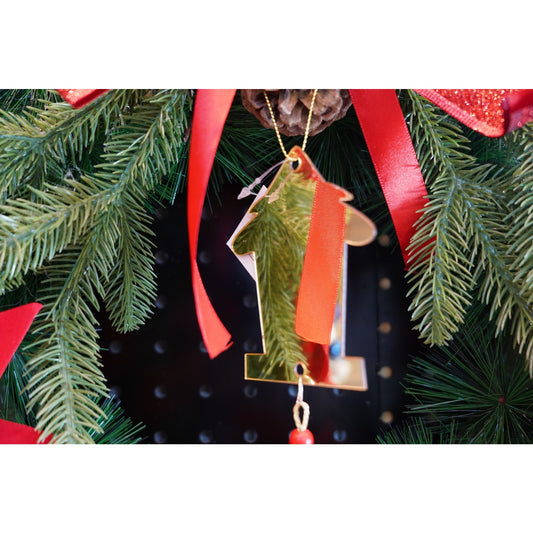 Ornament brad, Flippy, Brad, Auriu, Lucios, 8*25CM, Acril, Interior/ Exterior-1