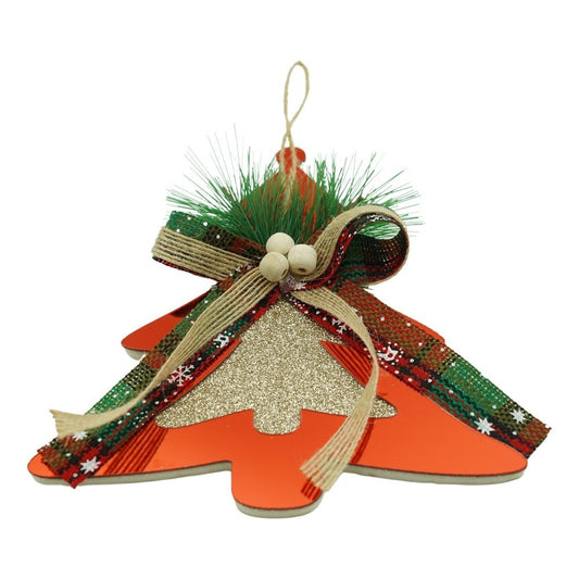 Ornament brad, Flippy, Brad, Rosu, Lucios, 14*16CM, Acril, Interior/ Exterior-0