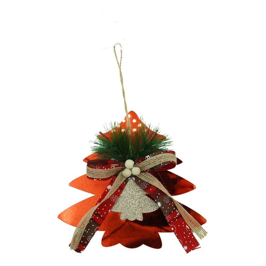 Ornament brad, Flippy, Brad, Rosu, Lucios, 14*16CM, Acril, Interior/ Exterior-0