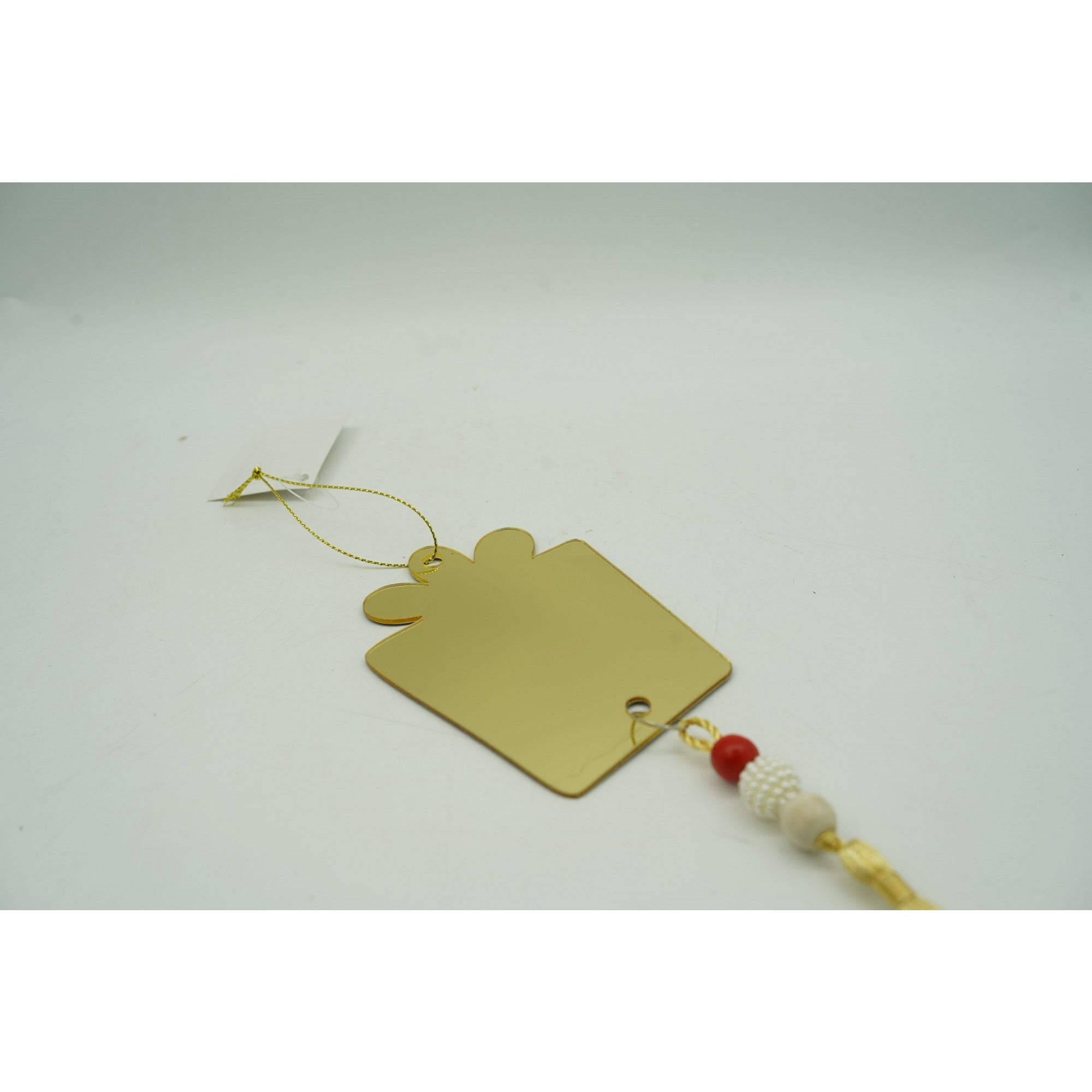 Ornament brad, Flippy, Cadou, Auriu, Lucios, 8*25CM, Acril, Interior/ Exterior-1