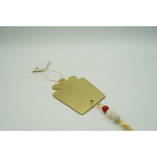 Ornament brad, Flippy, Cadou, Auriu, Lucios, 8*25CM, Acril, Interior/ Exterior-1
