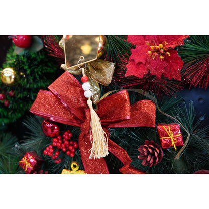 Ornament brad, Flippy, Cadou, Auriu, Lucios, 8*25CM, Acril, Interior/ Exterior-4