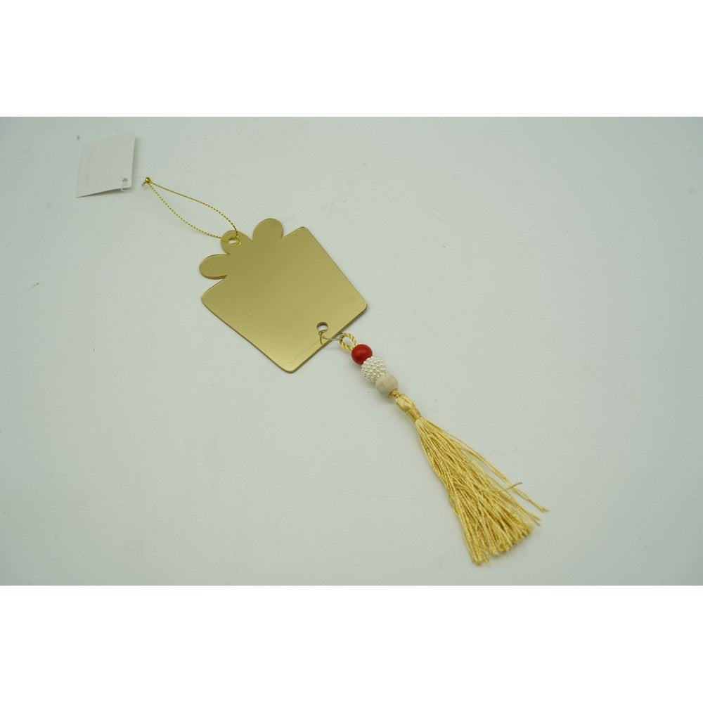 Ornament brad, Flippy, Cadou, Auriu, Lucios, 8*25CM, Acril, Interior/ Exterior-7